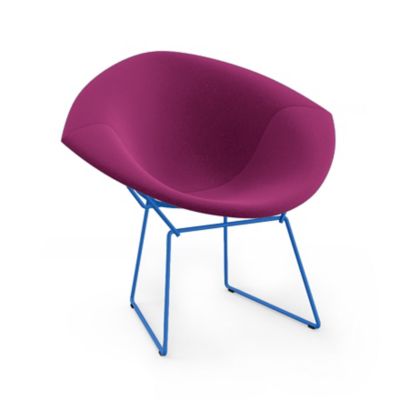 Bertoia Two-Tone Diamond Chair, Fully Upholstered