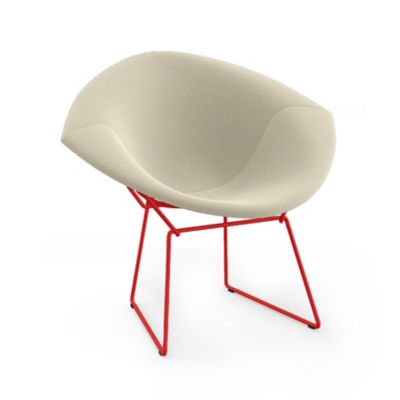 Bertoia Two-Tone Diamond Chair, Fully Upholstered