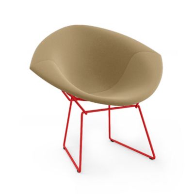 Bertoia Two-Tone Diamond Chair, Fully Upholstered