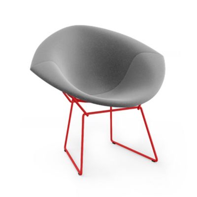 Bertoia Two-Tone Diamond Chair, Fully Upholstered