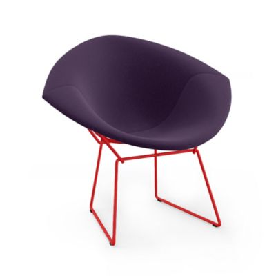 Bertoia Two-Tone Diamond Chair, Fully Upholstered