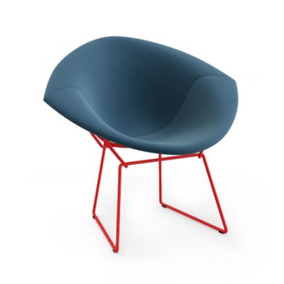 Bertoia Two-Tone Diamond Chair, Fully Upholstered