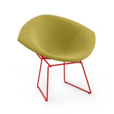 Bertoia Two-Tone Diamond Chair, Fully Upholstered