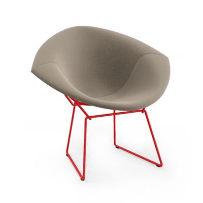 Bertoia Two-Tone Diamond Chair, Fully Upholstered