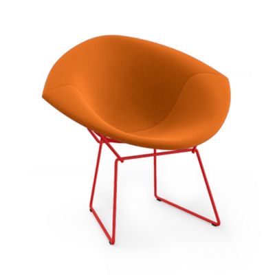 Bertoia Two-Tone Diamond Chair, Fully Upholstered