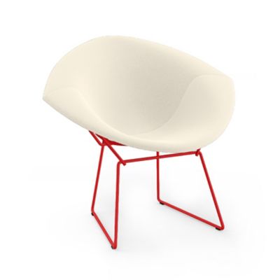 Bertoia Two-Tone Diamond Chair, Fully Upholstered