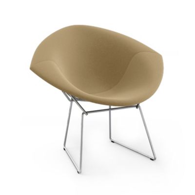 Bertoia Two-Tone Diamond Chair, Fully Upholstered