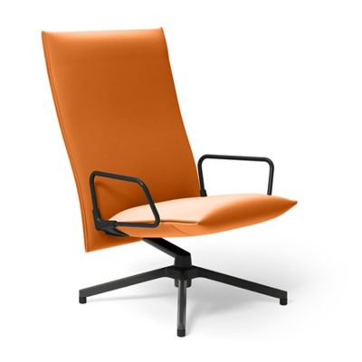 Pilot Swivel High Back Lounge, Loop Arms