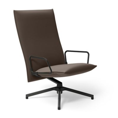 Pilot Swivel High Back Lounge, Loop Arms
