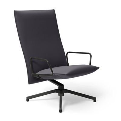 Pilot Swivel High Back Lounge, Loop Arms