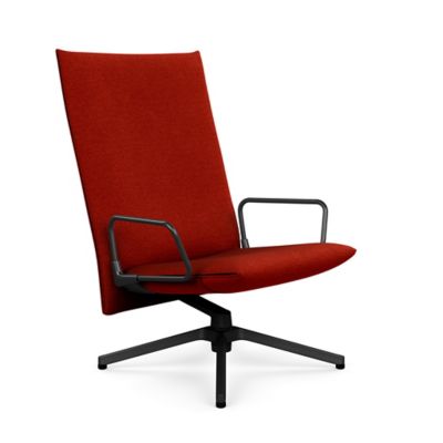 Pilot Swivel High Back Lounge, Loop Arms
