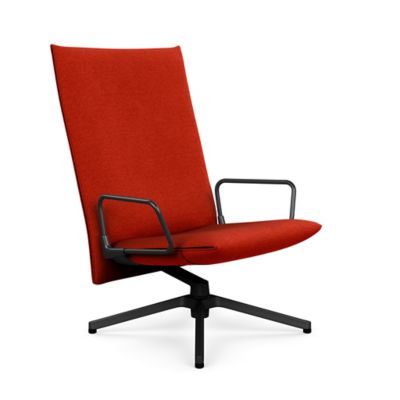 Pilot Swivel High Back Lounge, Loop Arms