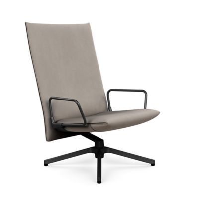 Pilot Swivel High Back Lounge, Loop Arms