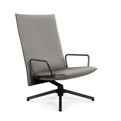 Pilot Swivel High Back Lounge, Loop Arms