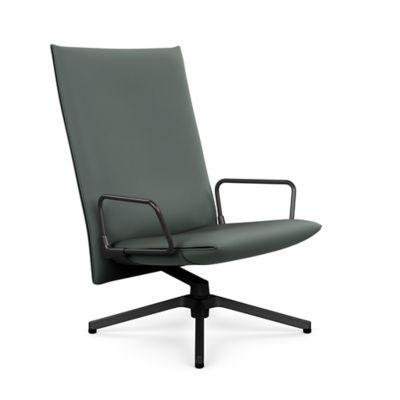Pilot Swivel High Back Lounge, Loop Arms
