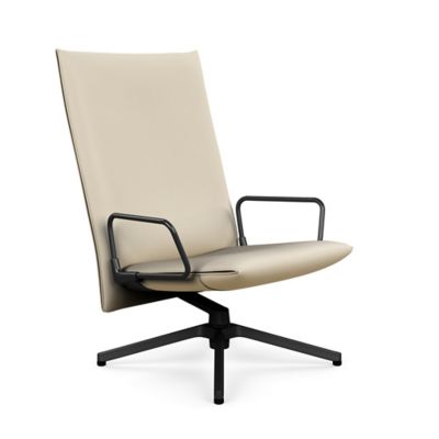 Pilot Swivel High Back Lounge, Loop Arms