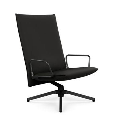 Pilot Swivel High Back Lounge, Loop Arms