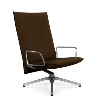 Pilot Swivel High Back Lounge, Loop Arms