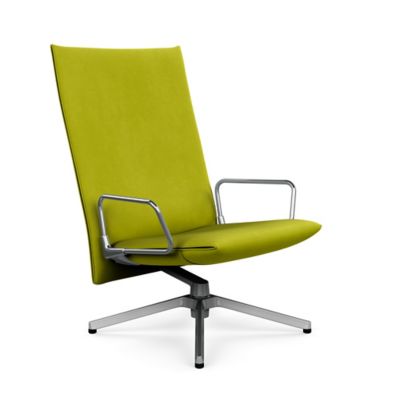 Pilot Swivel High Back Lounge, Loop Arms