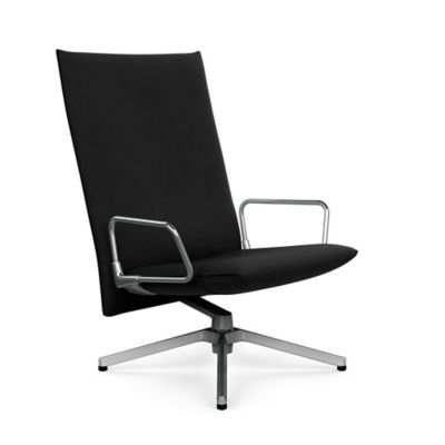 Pilot Swivel High Back Lounge, Loop Arms