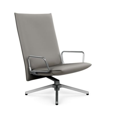 Pilot Swivel High Back Lounge, Loop Arms