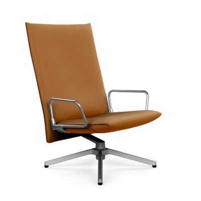 Pilot Swivel High Back Lounge, Loop Arms