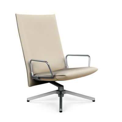 Pilot Swivel High Back Lounge, Loop Arms