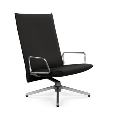 Pilot Swivel High Back Lounge, Loop Arms