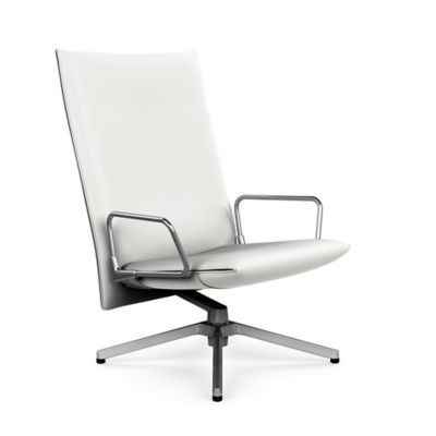 Pilot Swivel High Back Lounge, Loop Arms