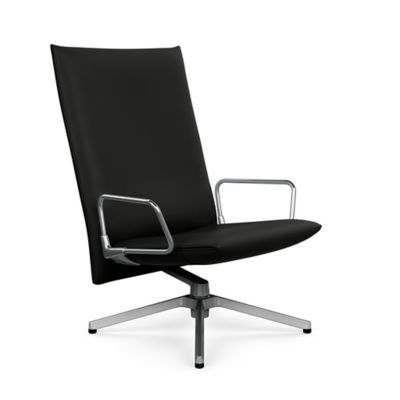 Pilot Swivel High Back Lounge, Loop Arms