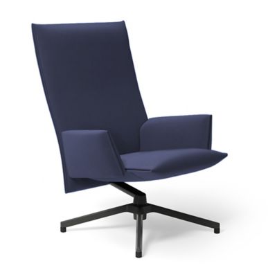Pilot Swivel High Back Lounge, Upholstered Arms