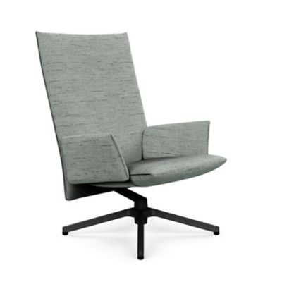 Pilot Swivel High Back Lounge, Upholstered Arms