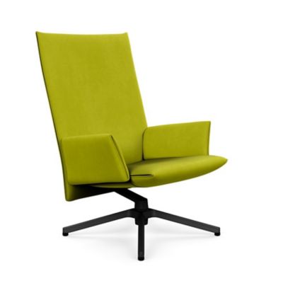 Pilot Swivel High Back Lounge, Upholstered Arms