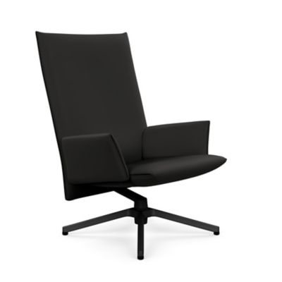 Pilot Swivel High Back Lounge, Upholstered Arms