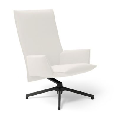 Pilot Swivel High Back Lounge, Upholstered Arms