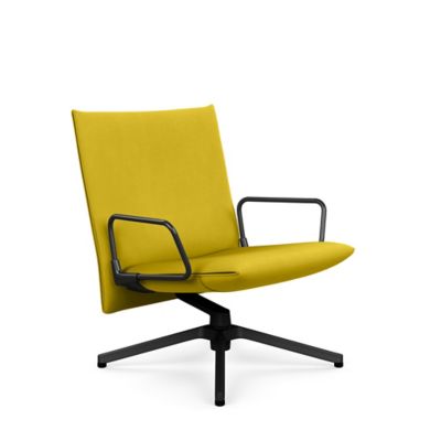Pilot Swivel Low Back Lounge, Loop Arms