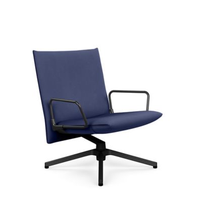Pilot Swivel Low Back Lounge, Loop Arms