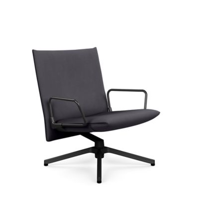 Pilot Swivel Low Back Lounge, Loop Arms