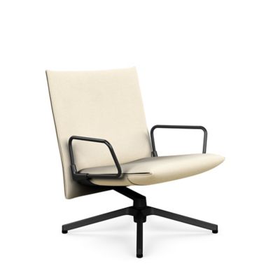 Pilot Swivel Low Back Lounge, Loop Arms