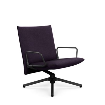 Pilot Swivel Low Back Lounge, Loop Arms