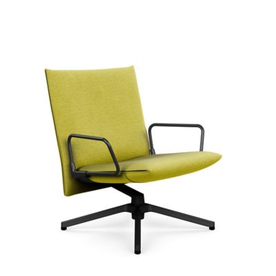 Pilot Swivel Low Back Lounge, Loop Arms