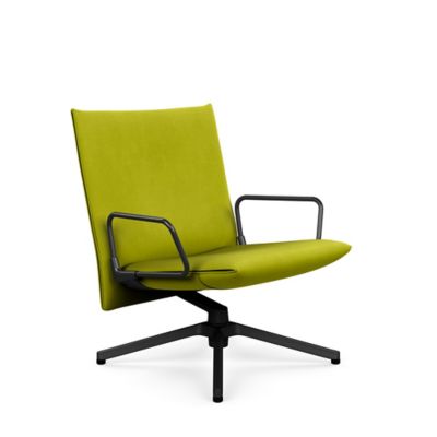 Pilot Swivel Low Back Lounge, Loop Arms