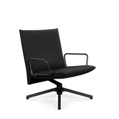Pilot Swivel Low Back Lounge, Loop Arms
