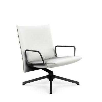 Pilot Swivel Low Back Lounge, Loop Arms
