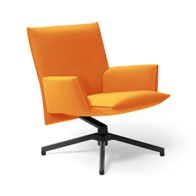 Pilot Swivel Low Back Lounge, Upholstered Arms