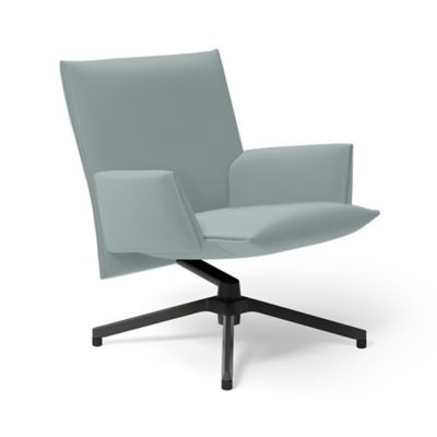 Pilot Swivel Low Back Lounge, Upholstered Arms