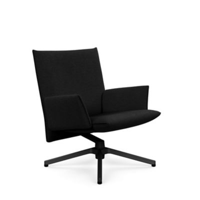 Pilot Swivel Low Back Lounge, Upholstered Arms