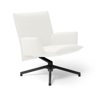 Pilot Swivel Low Back Lounge, Upholstered Arms