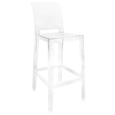 One More Please Stool (Transparent Crystal/Counter)-OPEN BOX