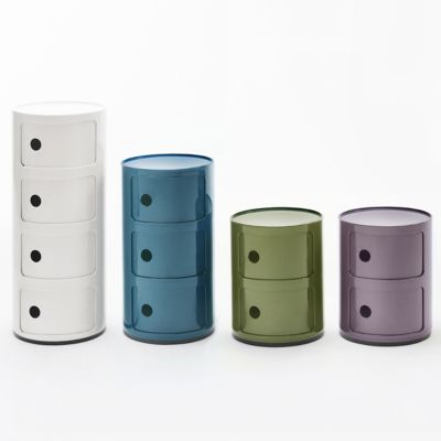 Componibili Round Modular Stacking Units by Kartell at